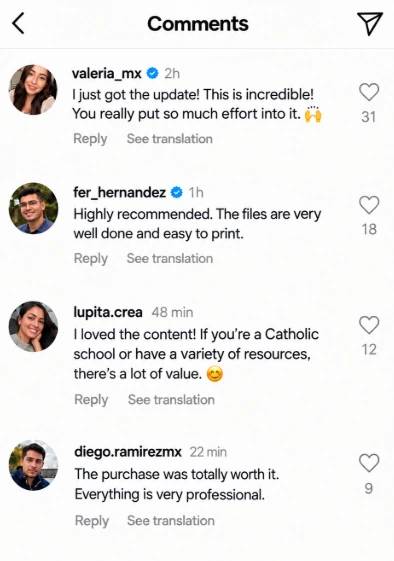 Customer comments