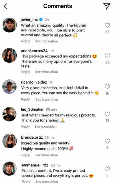 Customer comments